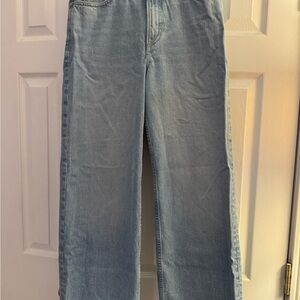 Rag & Bone Logan Wide Leg Jeans – Light Wash, Size 28